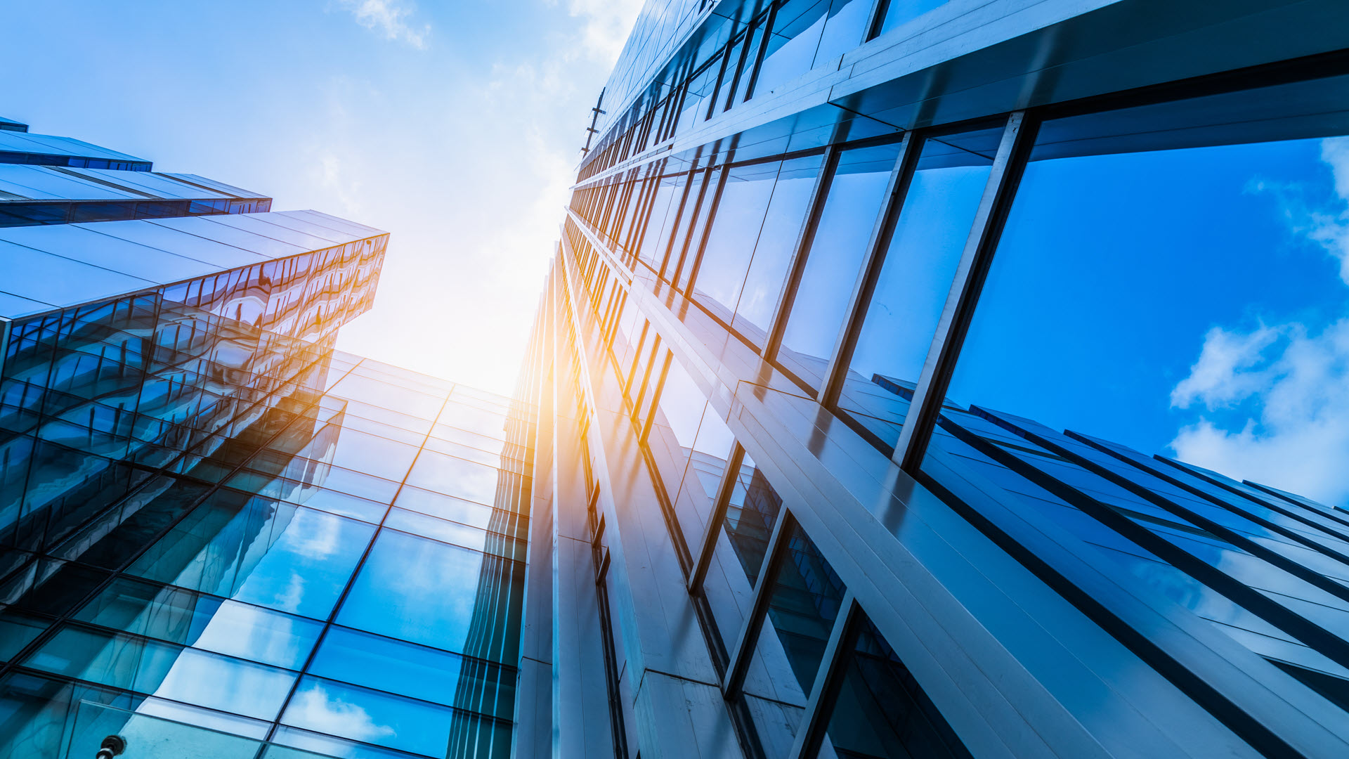 Stock image of skyscrapers