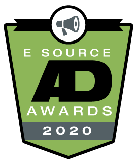 This is the logo for the 2020 E&nbsp;Source Utility Ad Awards Contest