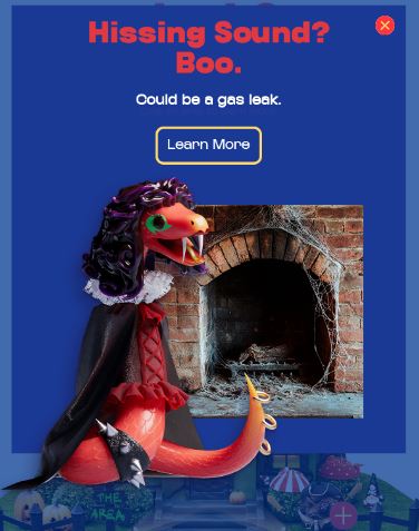 Fumes of fear advertisement